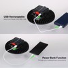 Portable Camping Lantern with Fan Solar USB Rechargeable LED Tent