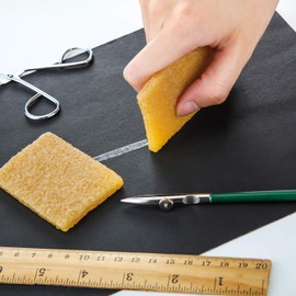 Art Ruling Pen Set, Including Ruling Ink Pen Masking Fluid Pen with 2 Pieces Glue Residue Eraser for Drawing Mounting Art Artists