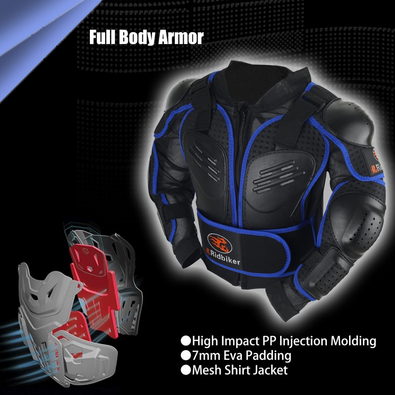Kids Chest Protector Motocross Dirt Bike Gear Motorcycle Full Body