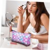 Mikinona Digital Print Makeup Bag Stylish Toiletry Organizer with Unique