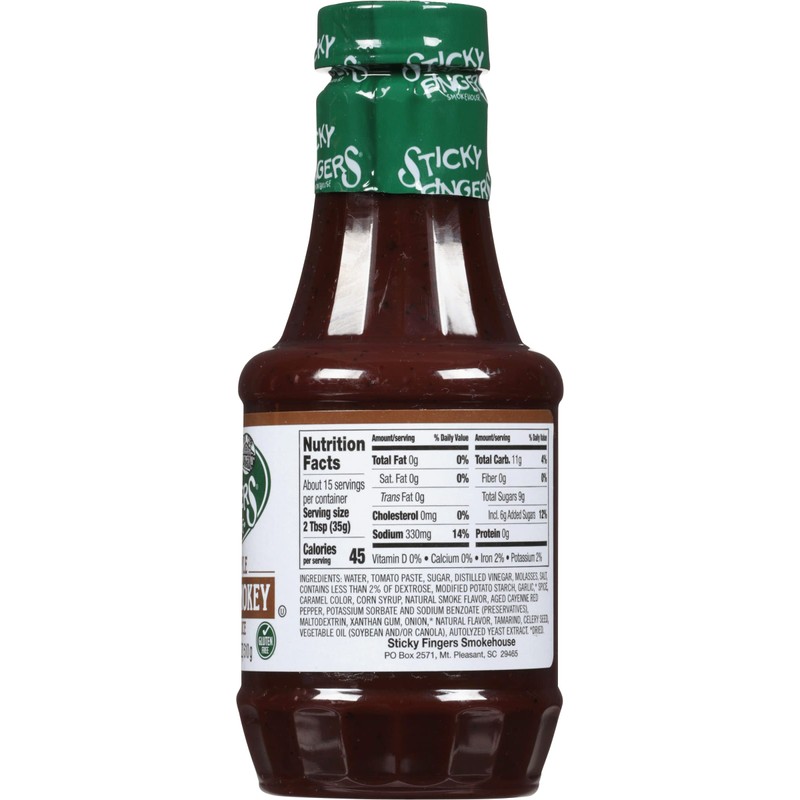 Sticky Fingers Memphis Original Barbeque Sauce, 18 Oz Bundle -