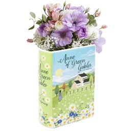 Book Shaped Decorative Vase - Ceramic Book Vases for Flowers, Unique Book Shaped Vase for Table Decoration, Bookshelf Decor, Home Decoration, Or Bookish Gifts