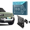 No Drill Front Grille Tow Hook License Plate Holder Compatible