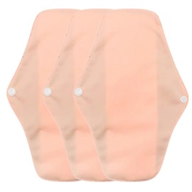 Cata-MEDICA Cloth Napkins, 2 Bill Sheets, Organic Liner, Set of 3, Large Size (Pale Orange)