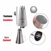 #1M #2D #4B #6B Large Piping Nozzles, 4 pcs Stainless