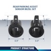 PIT66 Rear Parking Assist Sensor Baffle Kit Compatible with Ford