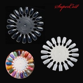 Nail Art 18-Color Round Color Chart Color Wheel (2 Types) / 네일아트 18색 원형 컬러 챠트 컬러휠 2종