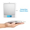 AMIR Báscula Digital para Cocina de Acero Inoxidable, 3kg, 0.1g