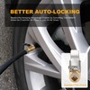 2 Pcs Brass Locking Tire Air Chuck, Tire Inflator Hose
