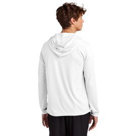 Port & Company Performance Pullover Hooded Tee-PC380H-S-White