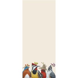Hester & Cook Vicki Sawyer Grocery List Notepad - Cute Decorative Birds Stationery for Shopping List, To Do List, Reminders - 30 Sheets per Pad 10 x 4.25 inches