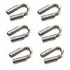 M6 Wire Rope Thimble 304 Stainless Steel (Pack of 6)