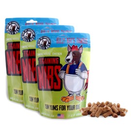 Bully Boy's Famous Chicken Training Nibs Dog Treats | Free from Wheat, Corn, Soy, or Gluten | USA Sourced Ingredients | with Smokehouse Chicken | Made in Utah | 7 oz - 3 Pack