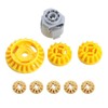 Differentials and Gears. MOC Technical Modification Parts, Compatible with Standard