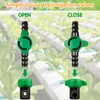 JOYPRO 1/2 Inch Drip Irrigation Barbed Valve, 8 Pack 1/2"