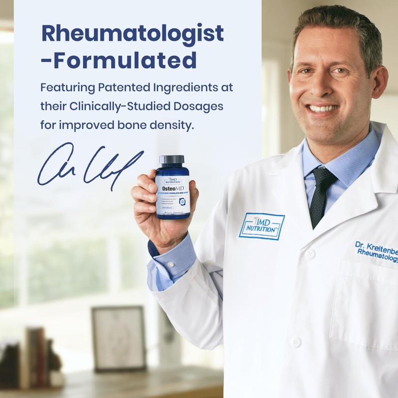 1MD Nutrition OsteoMD for Comprehensive Bone Support | with Calcium