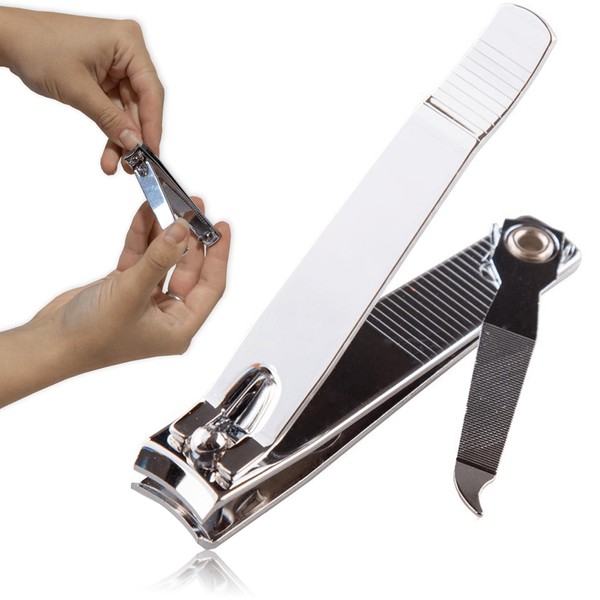 Professional Nail Clippers for Feet and Hand, Perfect for Manicure and Pedicure for Adults and Kids, Stainless Steel Nail Clippers, Sharp and Durable