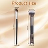 3pcs Nose Contour Brush Set, U-Shaped Sculpting Dual-End Nose Brushes