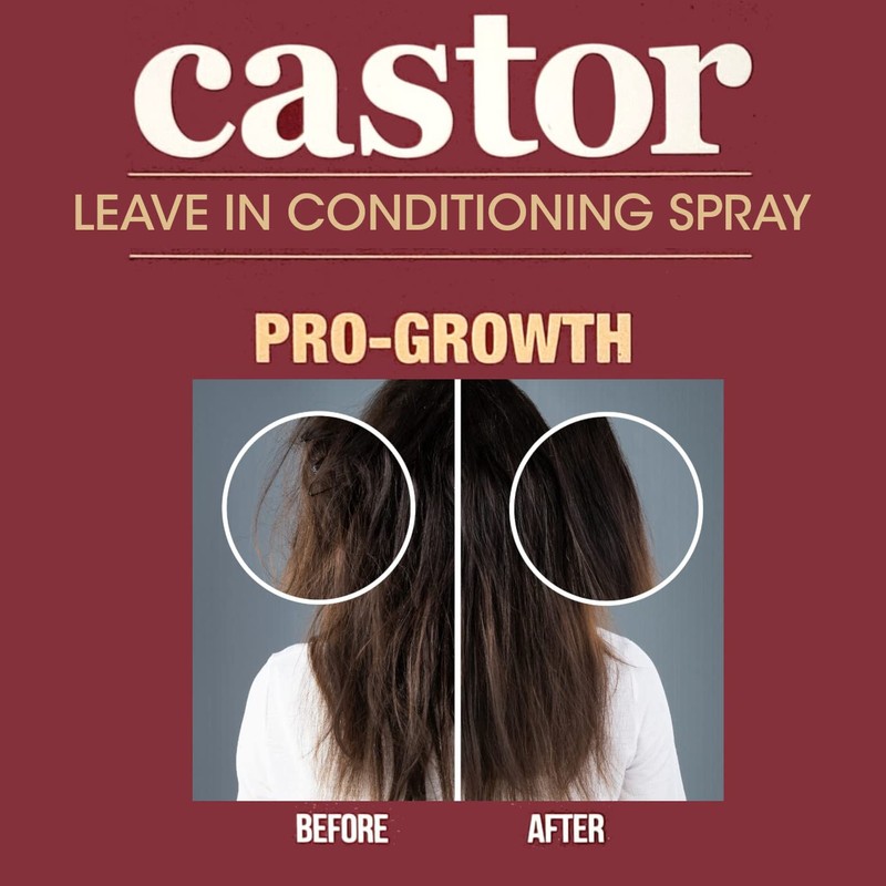 Difeel Castor Pro-Growth Leave-in Conditioning Spray 8 oz. - Large