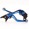 TDR Blue Motorcycle CNC Clutch & Brake Adjustable Short Levers