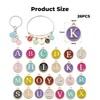 Barlone Pack of 26 A-Z letter pendants, coloured