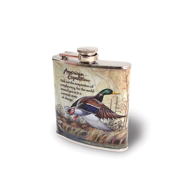 American Expedition Steel Flask (Mallard Duck)