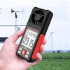HT605 LCD Digital Anemometer Thermometer Handheld Wind Speed Meter Temperature