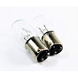 2 nuevas bombillas genéricas para máquina de coser a presión, 120 V-15 W, 2 unidades Compatible con los pesos de pluma Singer 221/222, además de muchos otros.