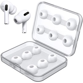 Link Dream Link Dream 12 Pieces Replacement Ear Tips for AirPods Pro/AirPods Pro 2 Silicon Ear Buds Tips with Portable Storage Box (S/M/L) (6 Pairs)