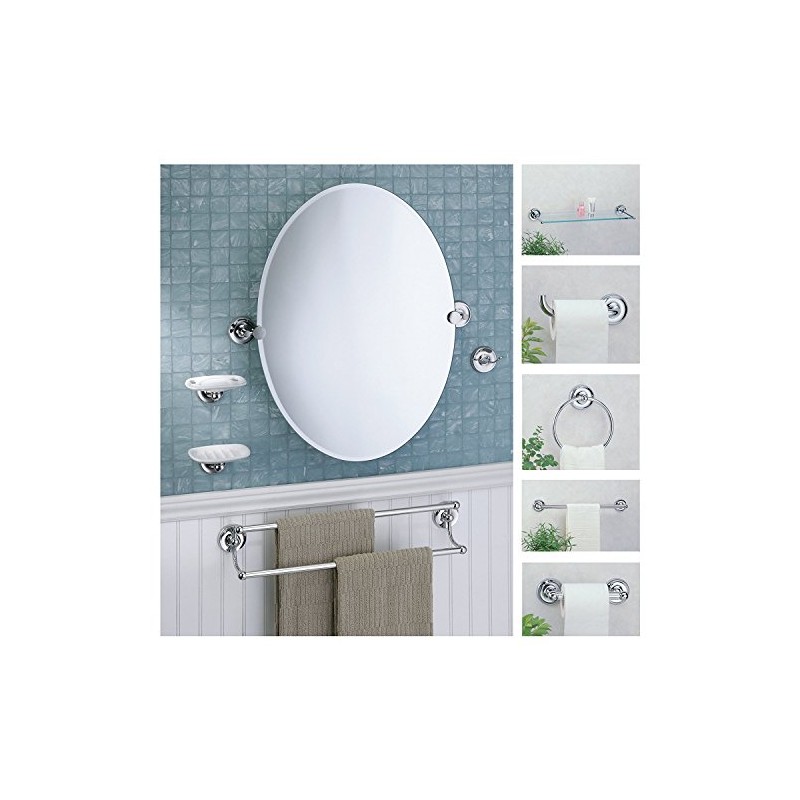 Gatco 5072 Designer II Toilet Tissue Holder, Chrome