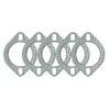 SHINTONES 5 PCS 2.75 Inch 2-Bolt Exhaust Flange Gasket Turbo/Manifold/Header