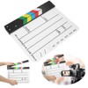 30x25CM Acrylic Movie Clapperboard Professional Director Action Clap Film Photography