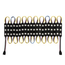 10ft RGB 5050 3 LED Module Light Injection Storefront Sign Lamp Waterproof RGB Color Changing Dimmable Flexible LED Module Light for Boat cabin & deck lighting,stair, kitchen ,courtesy,caravan,garden
