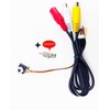 CNDST HD 1000TVL 3.6mm 90 Degree Small Portable Wired CCTV