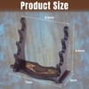 WodGod Wooden Magic Wand Holder and Display Stand,4 Tiered Wood