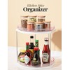 2 Pack 2-Tier Lazy Susan Turntable, 9.05” Rotating Acrylic Organizer