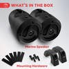 Pyle 4” Waterproof Off-Road Speakers, 900W Compact Power Sport Speaker
