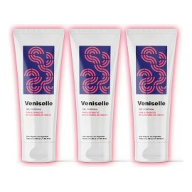 Veniselle | Crema Para Las Piernas | Tres (3) Pack