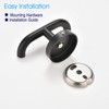 Gudetap Black Hook and Towel Hook Set, Bathroom Towel Hooks,