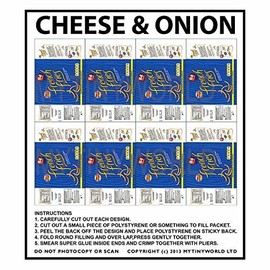 MyTinyWorld Dolls House Miniature Packaging Sheet of 8 French Fries