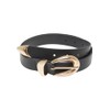 Urban Classics Women's Belt, Black/Gold