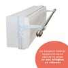 Set of 2 Brackets No Drilling for Side Fixing for