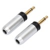 3.5mm Repair Plug Solder Type Gold Plated Replacement Mono Male