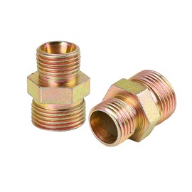 sourcing map M16 x 1.5 mm to M20 x 1.5 mm Car Adapter for Straight Air Pipe Fitting, Pack of 2