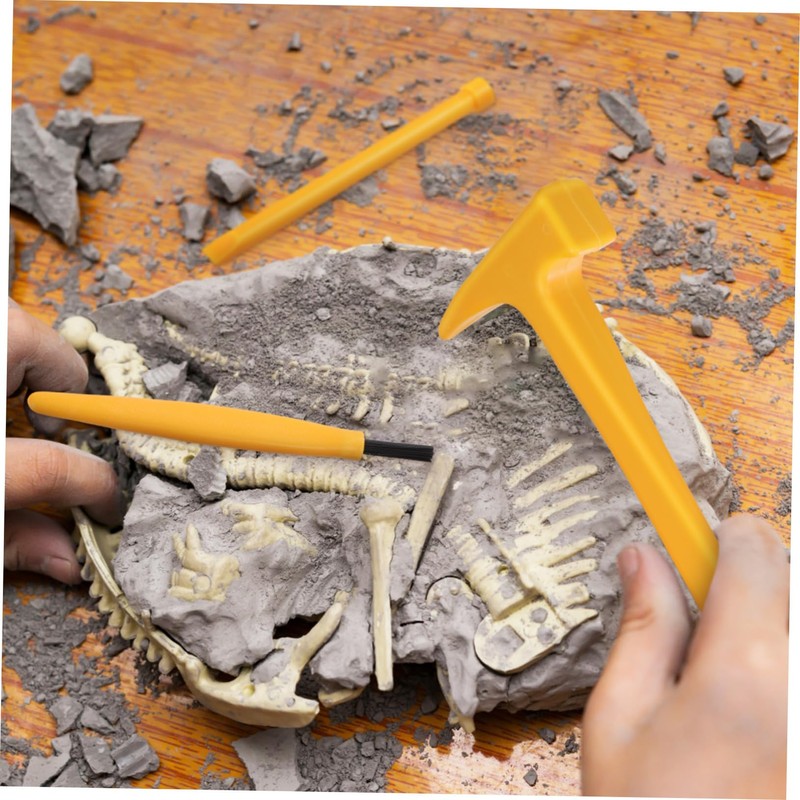 Kisangel 1 Set Dinosaur Digging Tool Set Excavation Kit for