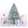 ZHU G Arbol Pino De Navidad Artificial Nevado 1.50 Mt