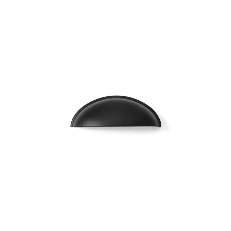 khtumeware 10 Pack 2-1/2" Drawer Pulls Matte Black Cabinet Cup