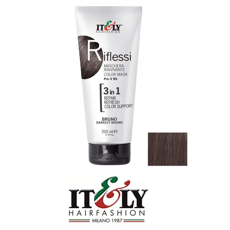 IT&LY ITLY RIFLESSI COLOR RENEWAL MASK MASQUE - 6.76oz DARKEST