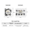 Premade Eyelash Extensions - 600 Fans, 10D, 0.05 Thick, D