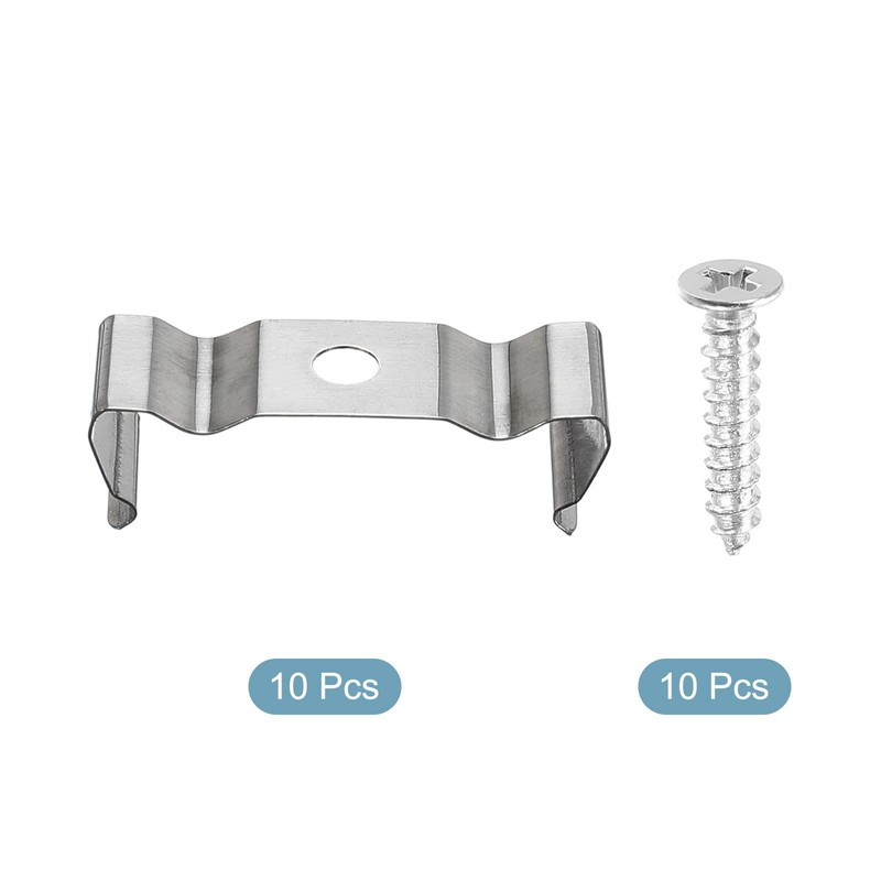 MECCANIXITY T8 Clips Bracket Hanger Fluorescent Tube Light Fixture Holder